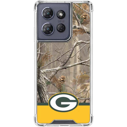 NFL Realtree Camo Green Bay Packers Moto G Power 5G (2025) Clear Case